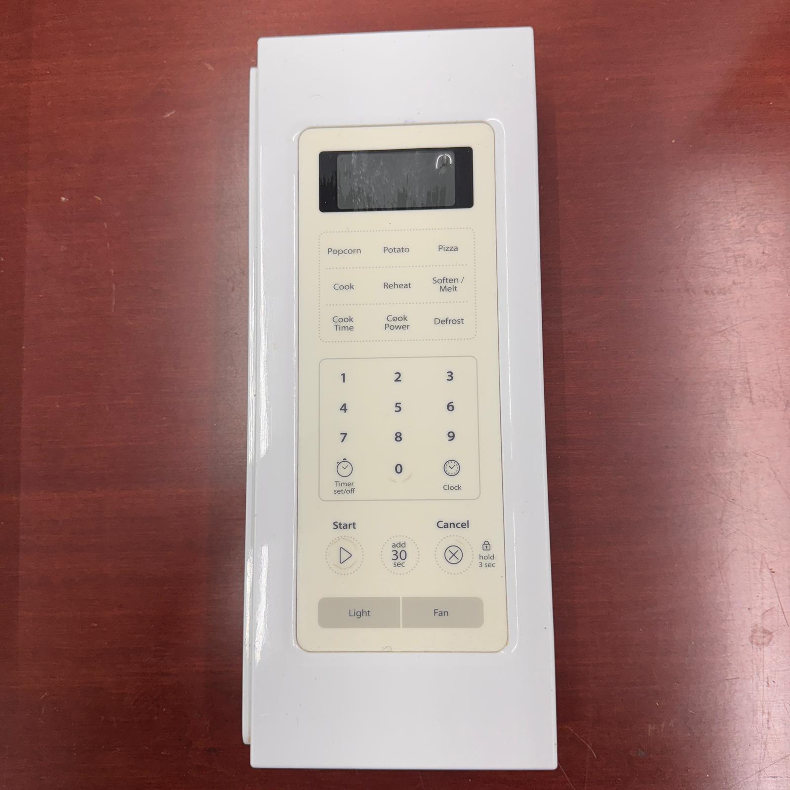 Whirlpool Microwave Control Panel Assembly (White) W10721556 Whirlpool Microwave Control Panel Assembly (White) W10721556